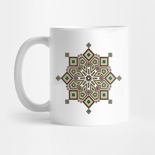 Berber Motif Mandala by CyclopsDesigns